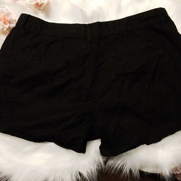 Maurice's Black linen shorts   - Picture 2 of 6